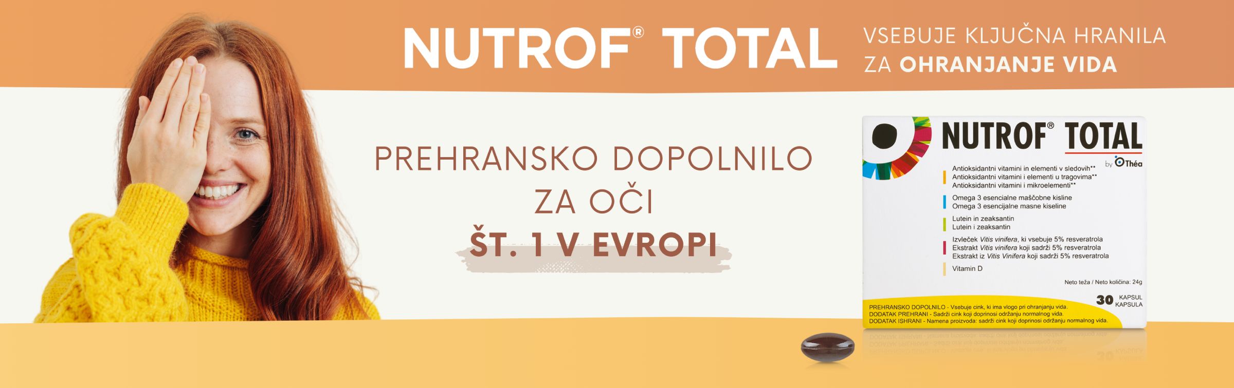 Prehransko dopolnilo Nutrof® Total Prehransko dopolnilo Nutrof® Total